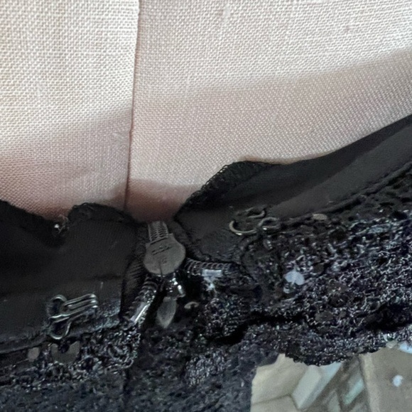 R&M Richards Black Lace Over with Sequins - Picture 17 of 17